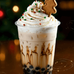 Bombón Turrón Bubble Tea Navidad